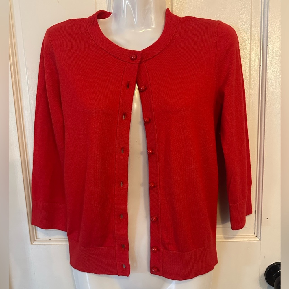 Kate spade - Red‎ Women's Cardigan Size XSmall Wool Blend